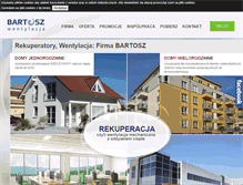 Tablet Screenshot of bartoszwentylacja.com.pl